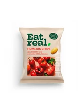 EAT REAL HUMMUS CHIPS PARADICSOMOS-BAZSALIKOMOS