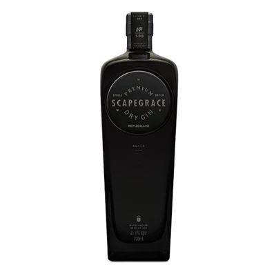 SCAPEGRACE PREMIUM DRY GIN BLACK